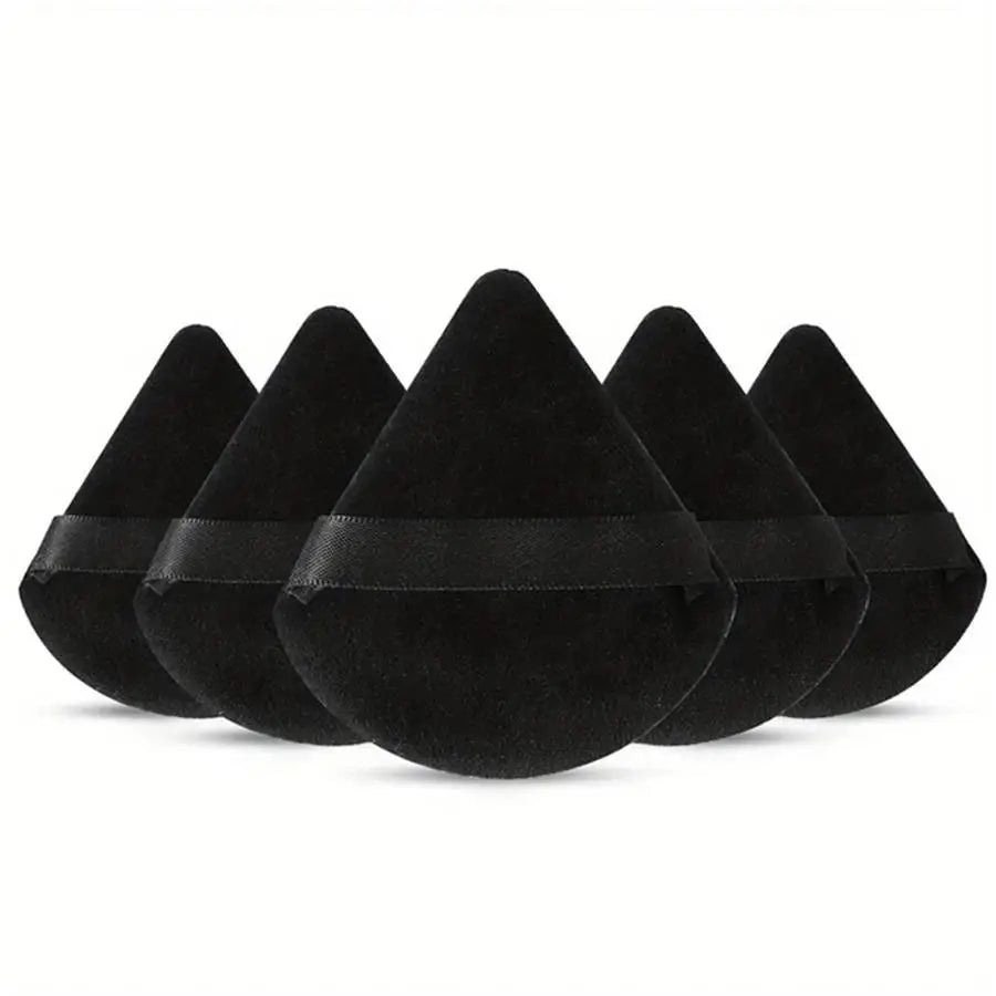3/5/6 Pcs Triangle Powder Puff For Powder Puff Makeup Puff