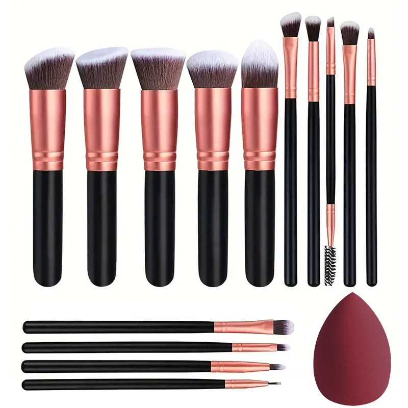 14PCS Makeup Brushes Set  Soft Fluffy Foundation Blush Powder Eyeshadow Blending