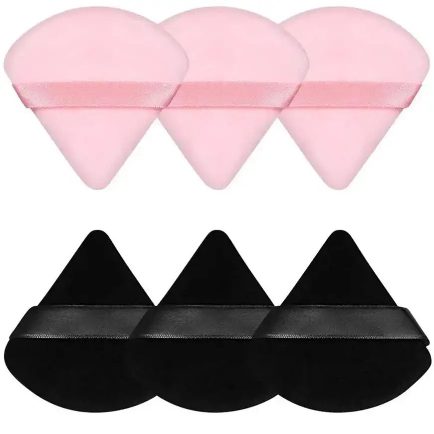 3/5/6 Pcs Triangle Powder Puff For Powder Puff Makeup Puff