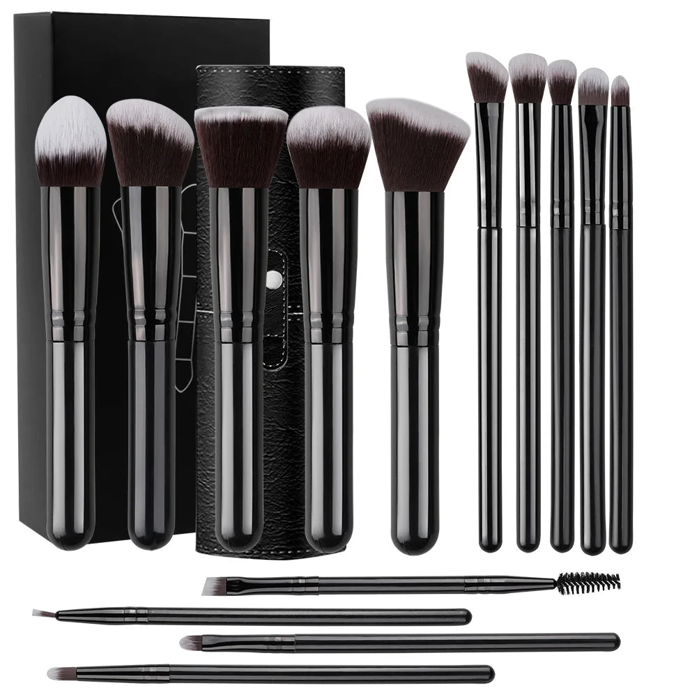 14PCS Makeup Brushes Set  Soft Fluffy Foundation Blush Powder Eyeshadow Blending